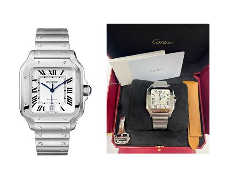 cartier santos links for sale|cartier santos watch price list.